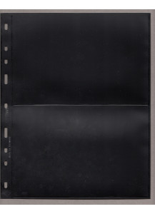 Buste nere adatte per documenti cartoline o banconote 120 mm